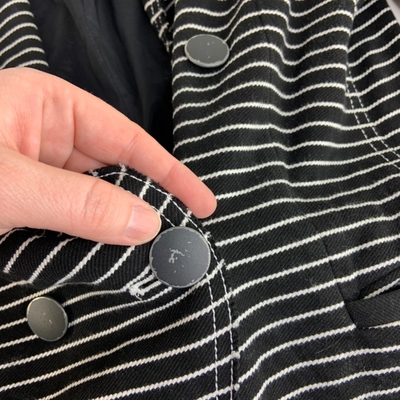 Lafayette 148 Striped Blazer Double Breasted - Picture 5 of 6